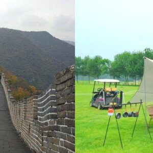 Mutianyu Great Wall and Qianshan Art Park Camping One Day Tour